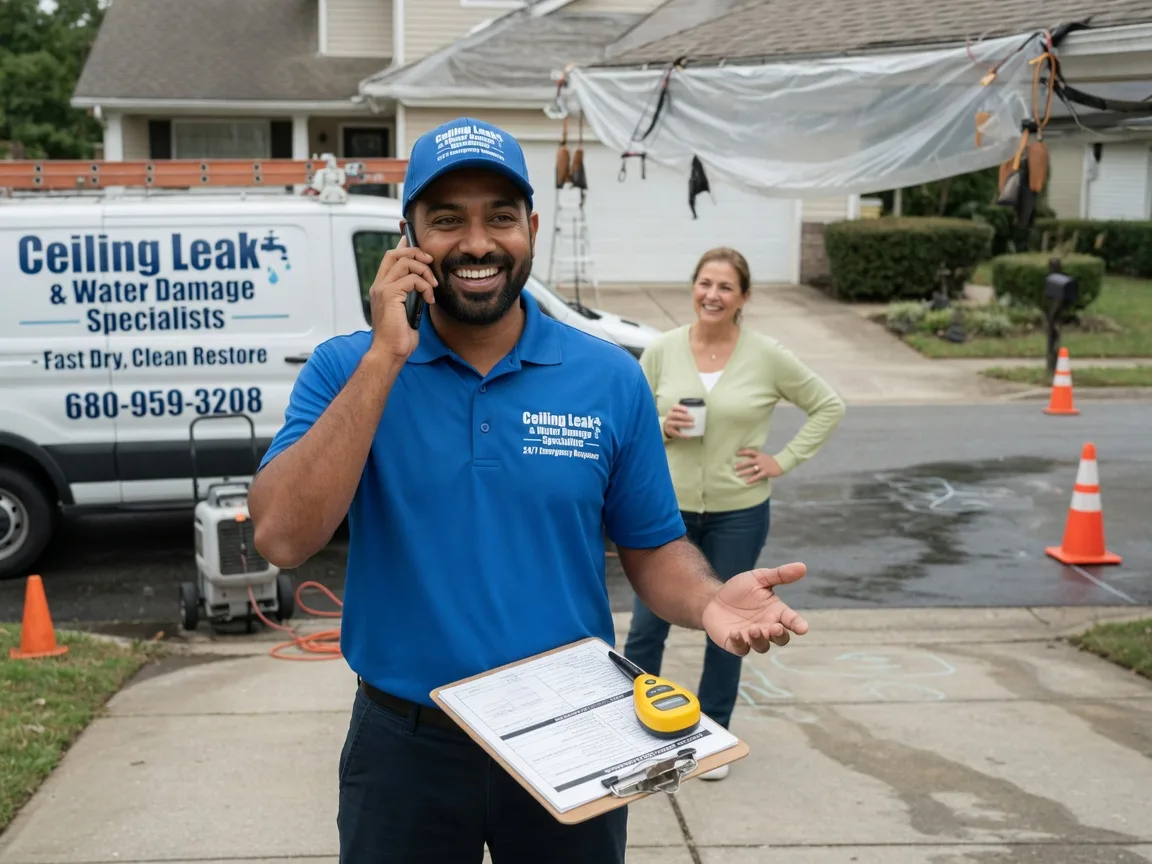 Ceiling Leak Cleanup Mineral, IL FAQs